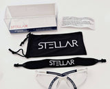 Eyewear - White and Blue with Stellar logo